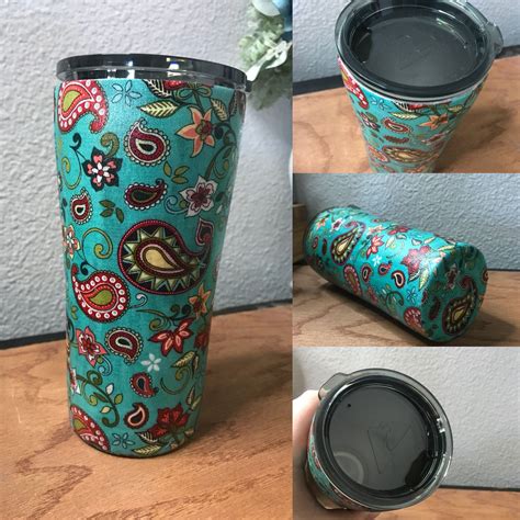 epoxy fabric to metal|fabric tumbler cup tutorial.